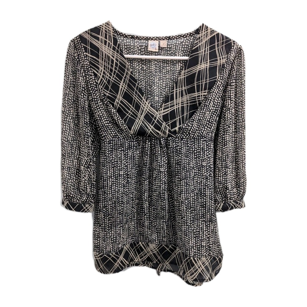 SO Wear It Declare It Boho Sheer Overshirt Blouse Fairy Y2k 90s Womens Medium